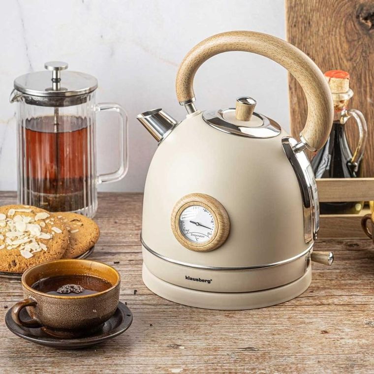 Klausberg, Retro, czajnik elektryczny z termometrem, 1,8l