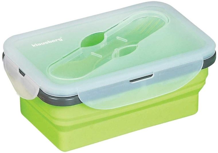Klausberg, silikonowy składany lunch box, KB-7021
