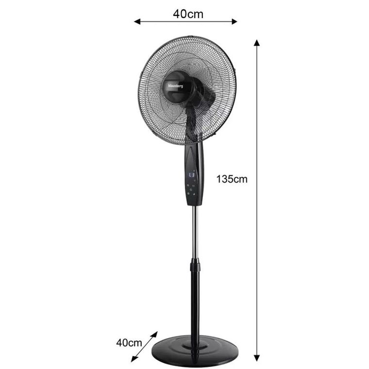 Klausberg, wentylator wiatrak podłogowy z pilotem