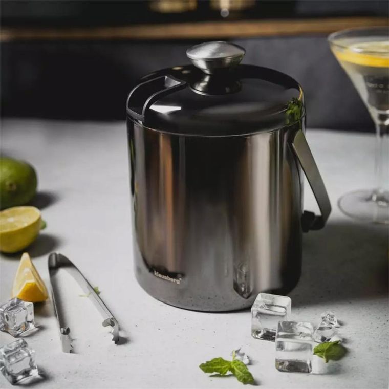 Klausberg, wiaderko do lodu ze szczypcami, 1,3l, KB-7656