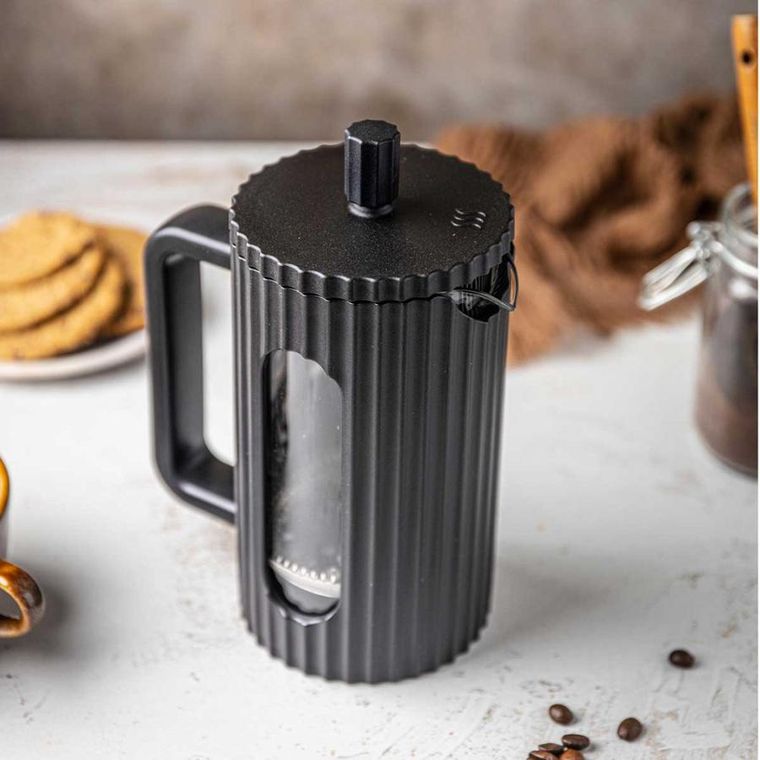 Klausberg, zaparzacz tłokowy do kawy/herbaty, czarny, 600 ml