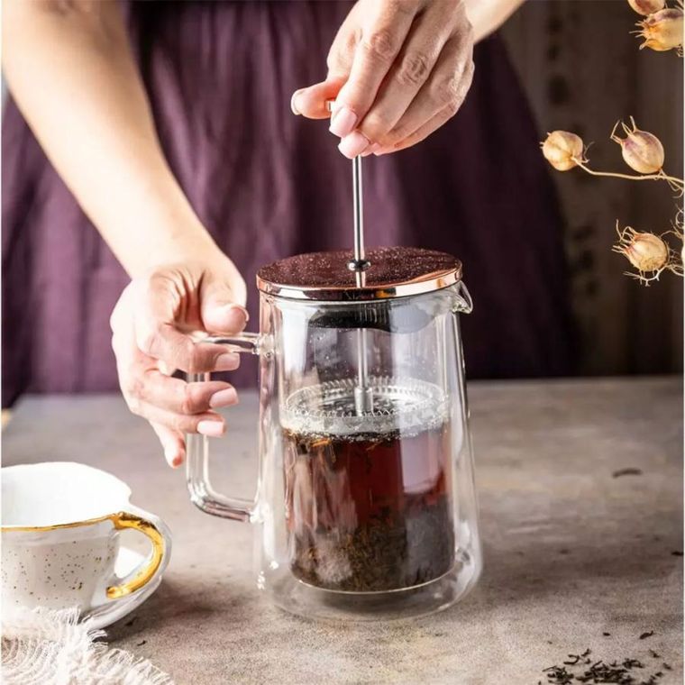 Klausberg, zaparzacz tłokowy do kawy/herbaty, termiczny, 600 ml