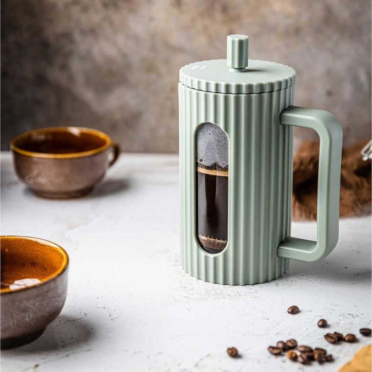 Klausberg, zaparzacz tłokowy do kawy/herbaty, zielony, 600 ml