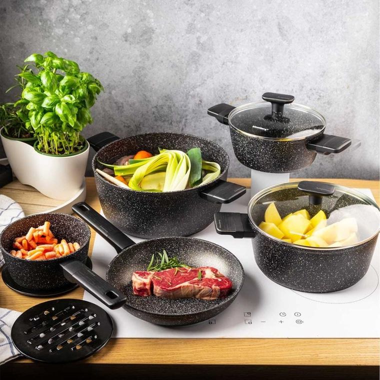 Klausberg, zestaw garnków marmurkowych, 12 elementów