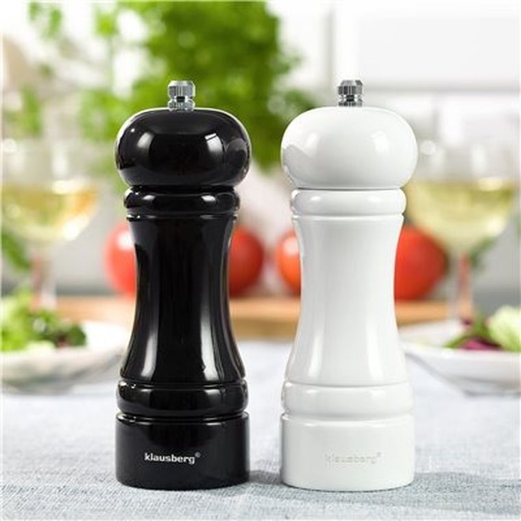 Klausberg, zestaw młynków do pieprzu i soli, 2 szt., KB-7558