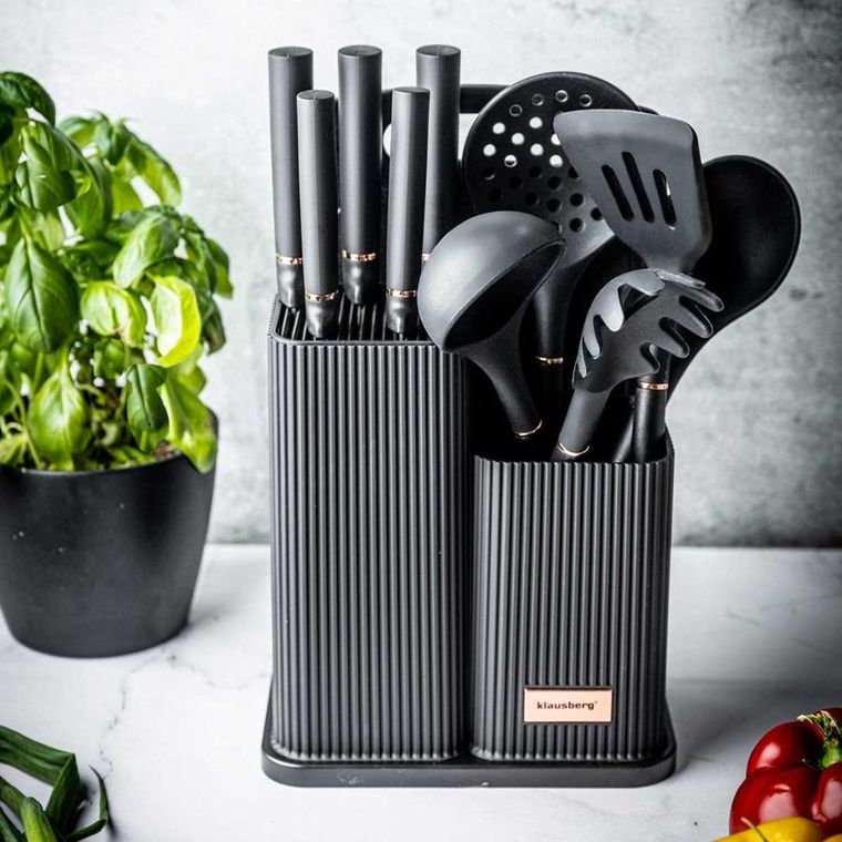 Klausberg, zestaw noży i przyborów kuchennych z deską