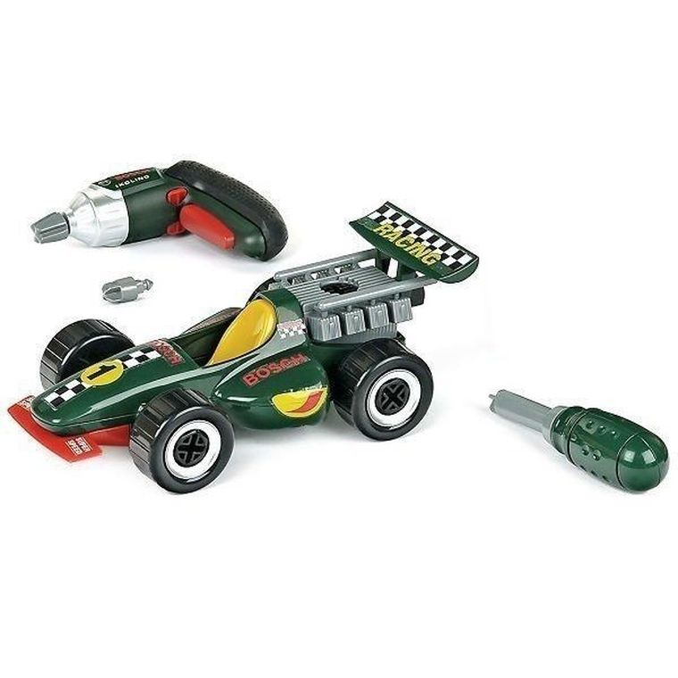 Klein, Bosch, walizka z autem i wkrętarka