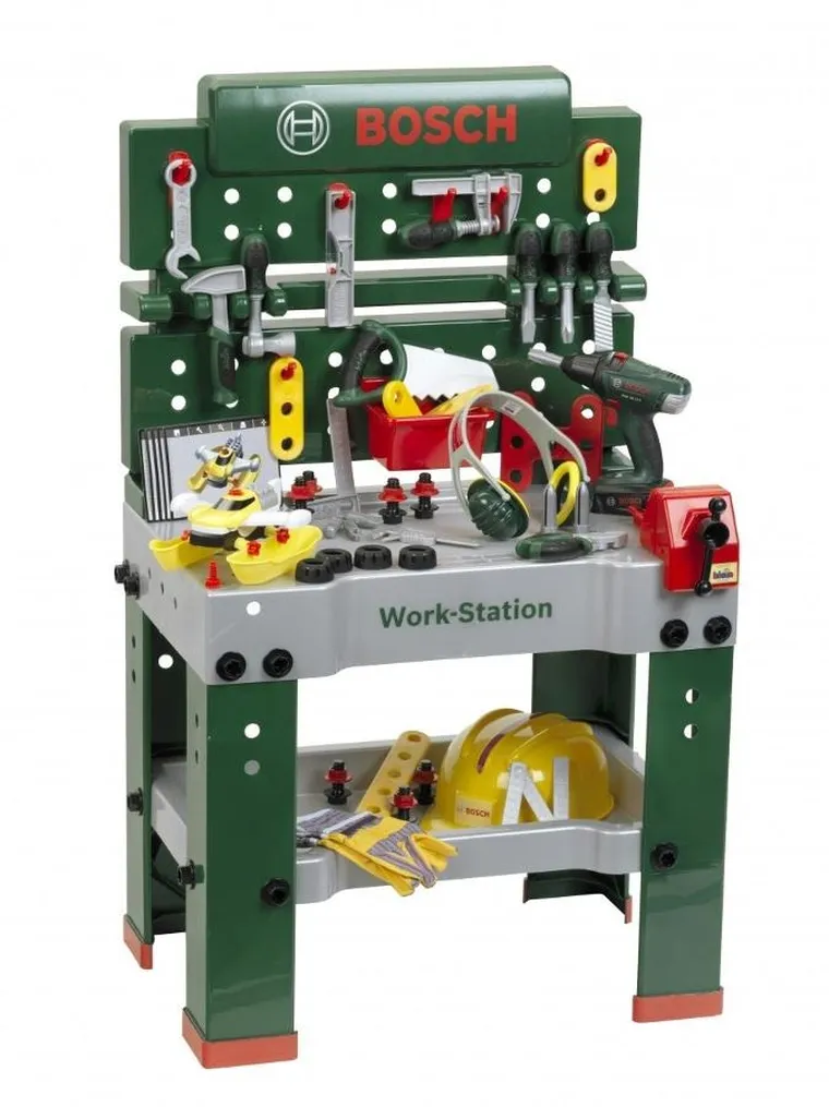 Klein, Bosch, Warsztat z narzędziami budowlanymi, 81 elementów