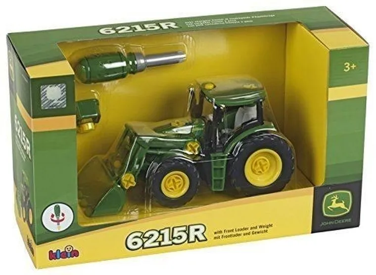 Klein, John Deere, zestaw konstrukcyjny, traktor do skręcania