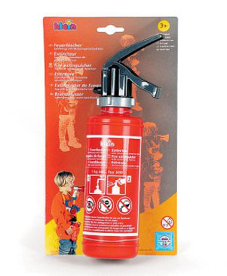 Klein, ręczna gaśnica strażacka z funkcją lania wody
