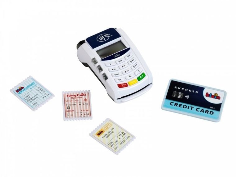 Klein, terminal płatniczy, zabawka intraktywna