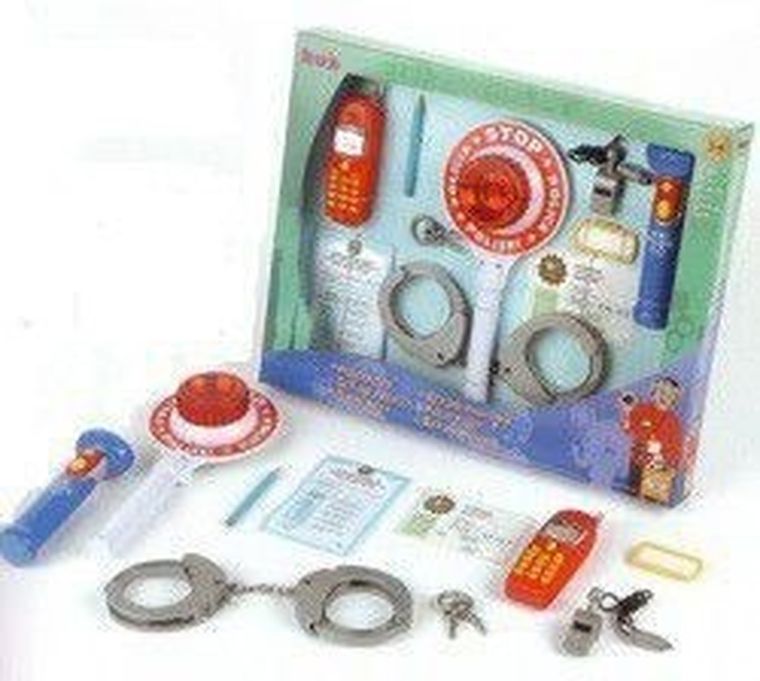 Klein, zestaw małego policjanta z lizakiem