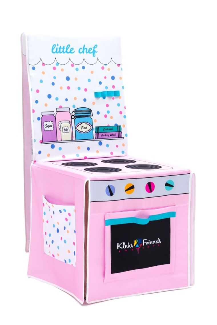 Kleks&Friends, Mały Kucharz, Kuchnia do zabawy, pokrowiec na krzesło