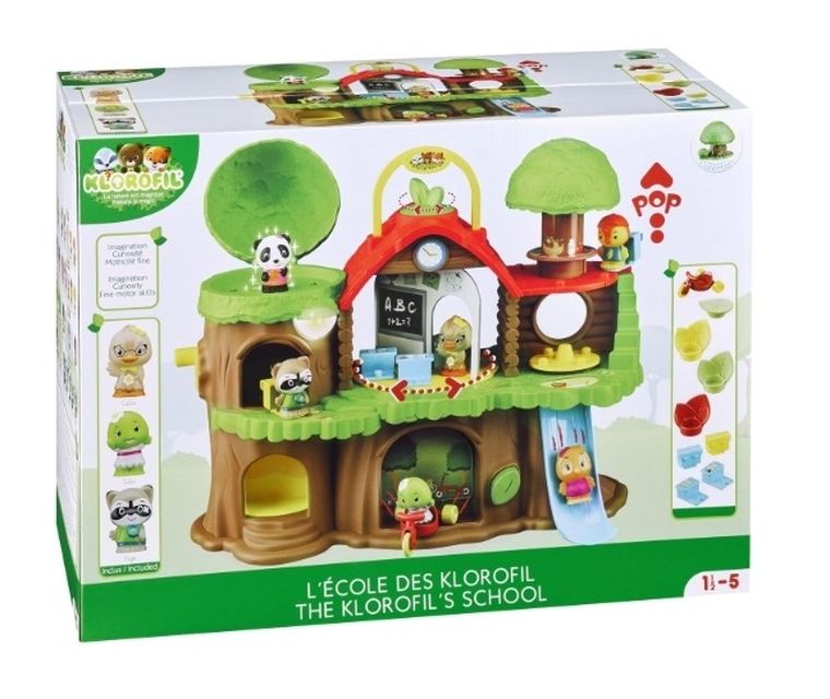 Klorofil, Leśna Szkoła, zestaw z figurkami