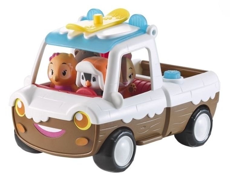 Klorofil, Zimowy Samochód Pick-up, zestaw z figurką