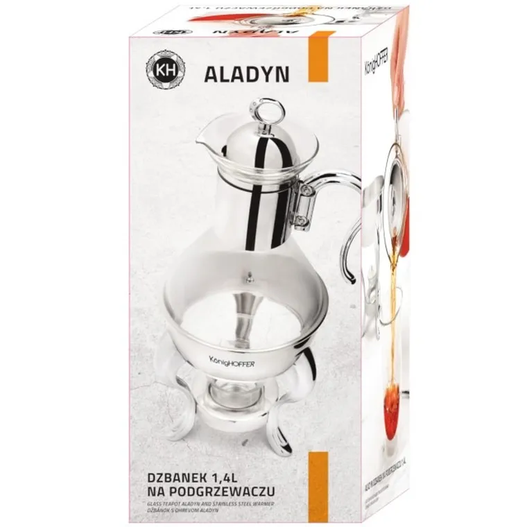 KönigHoffer, Aladyn, dzbanek na podgrzewaczu, 1,4l
