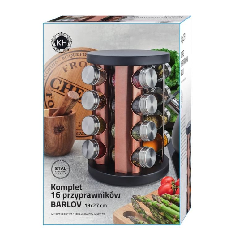 Könighoffer, Barlov komplet przyprawników, 16 elementów, 19-27 cm