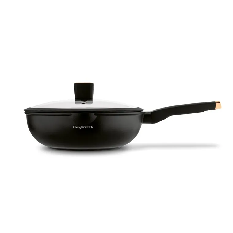 Könighoffer, Black Rose, patelnia wok, 30-9,5 cm