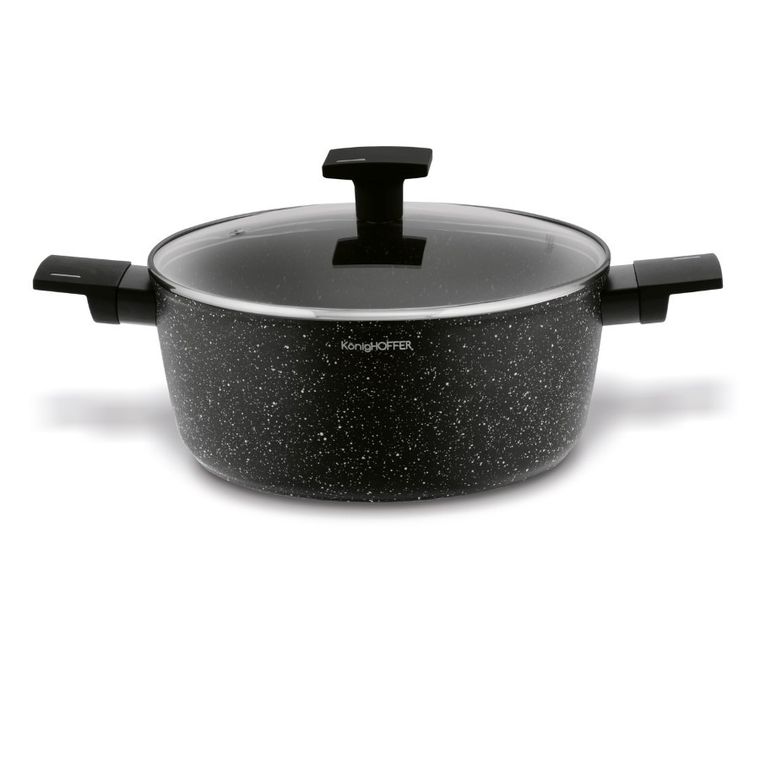 Könighoffer, Brazos, zestaw garnków marmurowych na indukcję, 10 elementów