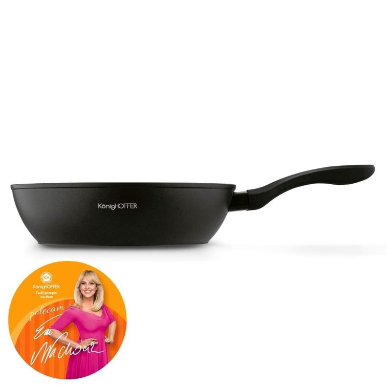 Könighoffer, Corvos, patelnia głęboka z pokrywką, indukcja, 28-7,5 cm