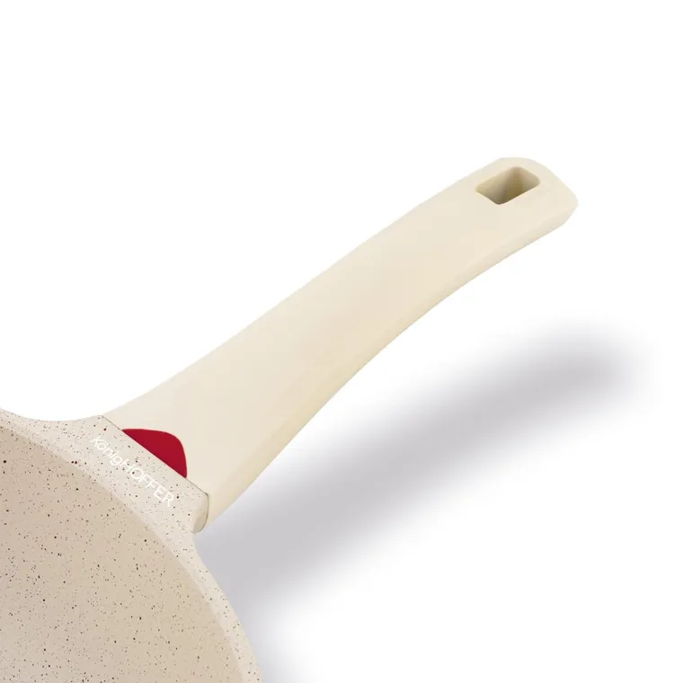 Könighoffer, Creamy Marble, patelnia wok, 30-9,5 cm