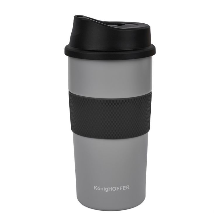 Könighoffer, Elliot, kubek termiczny, szary, 440 ml