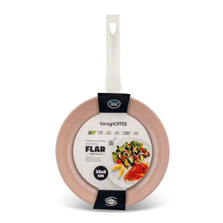 KönigHoffer, Flar, patelnia ceramiczna, 26 cm