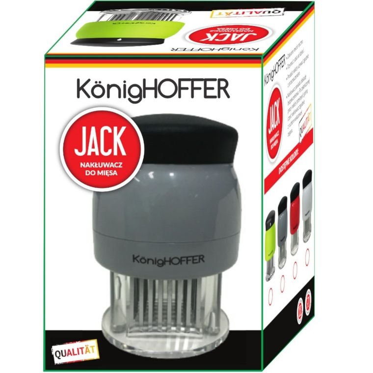 Könighoffer, Jack, nakłuwacz do mięsa, 72 igły, biały