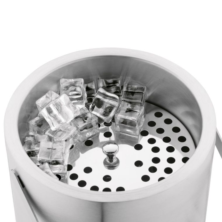 Könighoffer, Lugo, wiaderko do lodu ze szczypcami, satyna, 3l