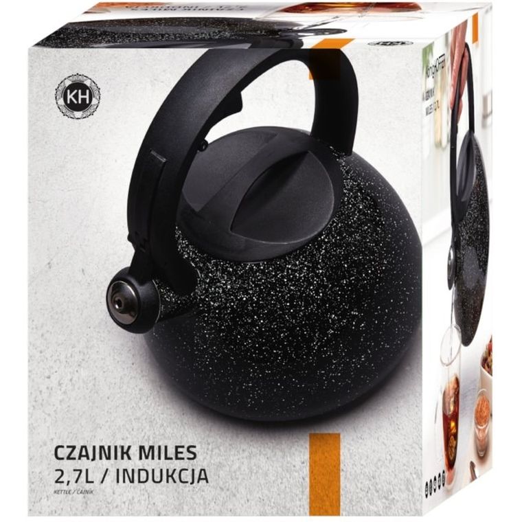 KönigHoffer, Miles, czajnik, indukcja, black, 2,7l
