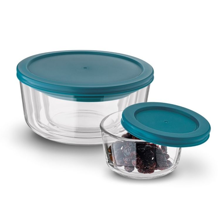 Könighoffer, Miranda, miski szklane borokrzemowe z pokrywkami, 4 szt.