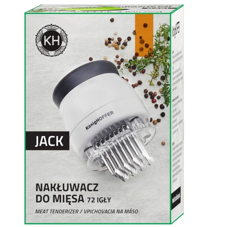 Könighoffer, nakłuwacz do mięsa, jack black, 72 igły