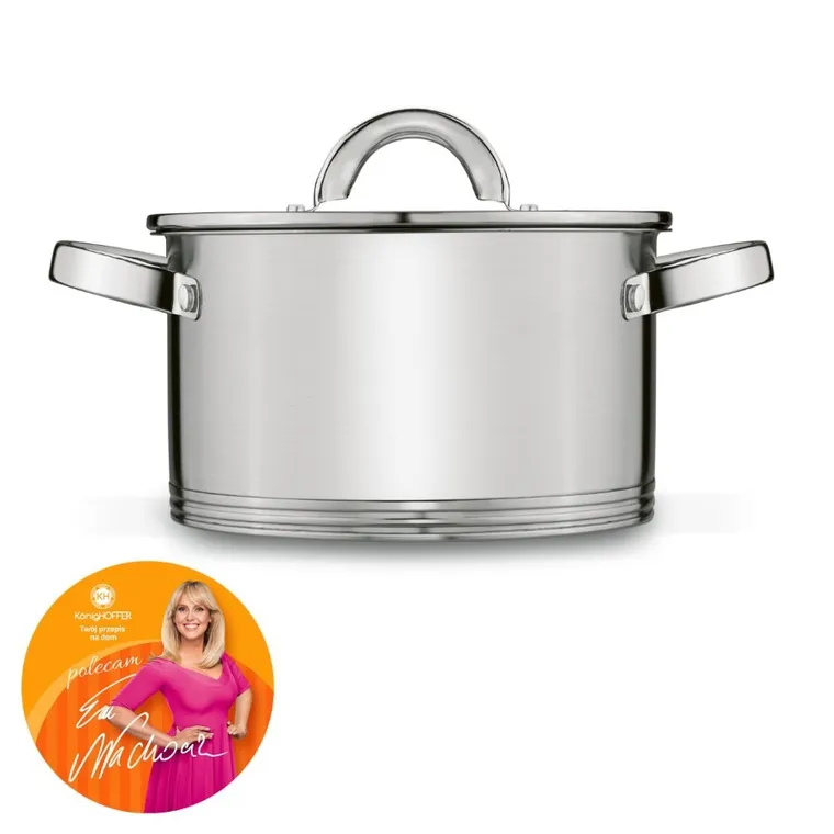 Könighoffer, Petra, garnek z pokrywką, indukcja, 2,7 l