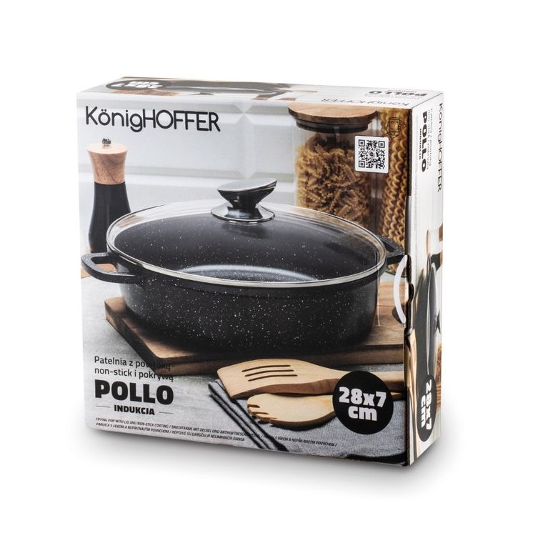 KönigHoffer, Pollo, patelnia z krótkim uchwytem, 28 cm