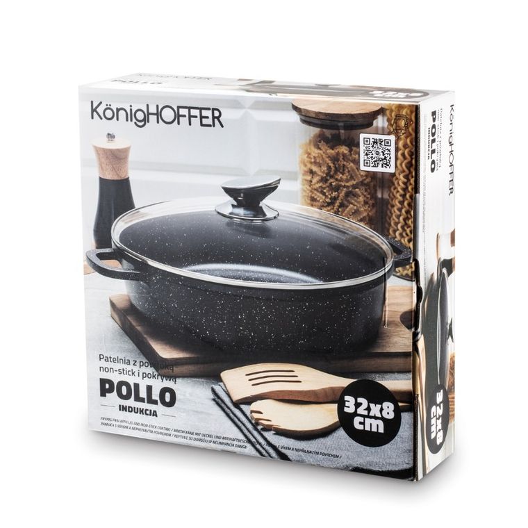 KönigHoffer, Pollo, patelnia z krótkim uchwytem, 32 cm
