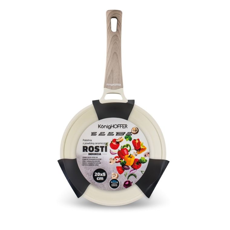 Könighoffer, Rosti, patelnia ceramiczna, 20-5 cm