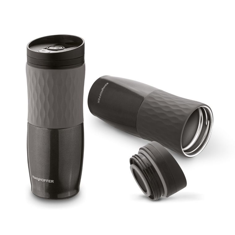 Könighoffer, Russel, kubek termiczny, szary, 480 ml