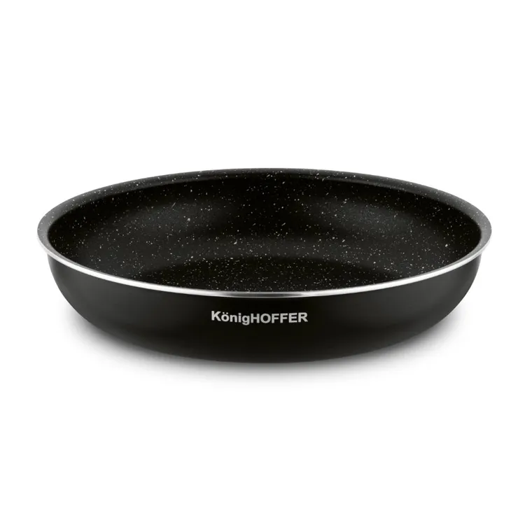 Könighoffer, Spinel Black, komplet patelni, bez indukcji,4 elementy