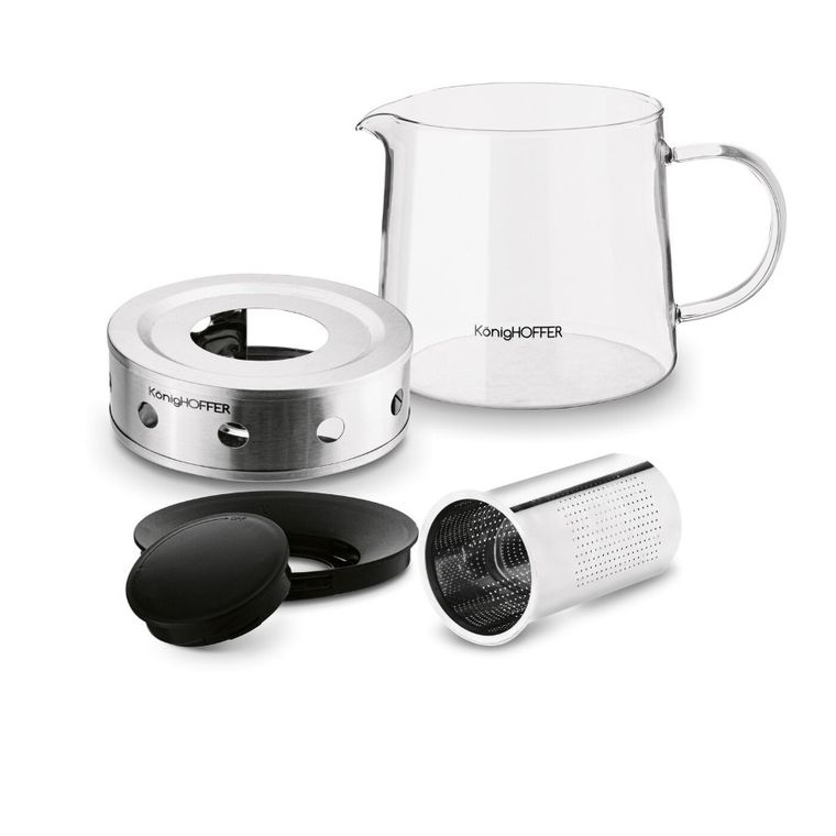 Könighoffer, zestaw, dzbanek Andrea, 1,5l z podgrzewaczem Loria