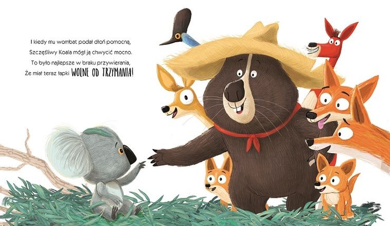 Koala, który się trzymał