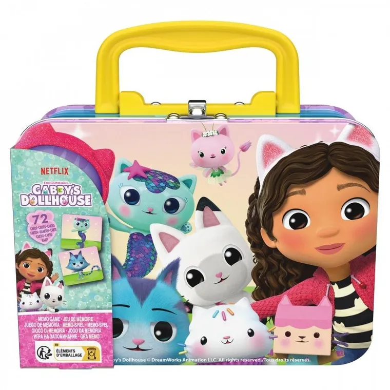 Koci Domek Gabi, memory, gra pamięciowa w walizce