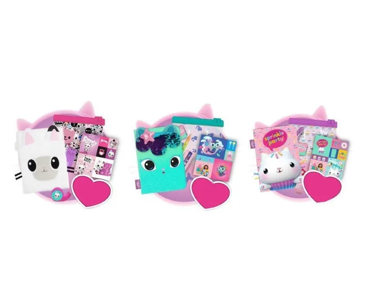 Koci Domek Gabi, mini notes z akcesoriami, 1 szt.