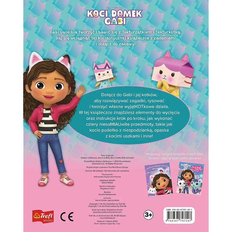 Koci Domek Gabi. Mruczące zadanka. Tekturkotki i Tekturzątka