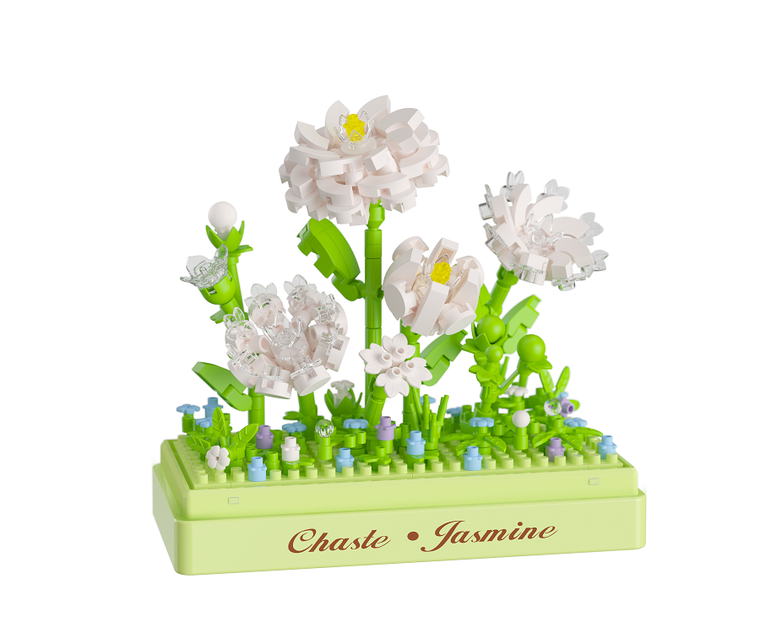 Koco, kwiaty jaśminu, klocki, 285 elementów