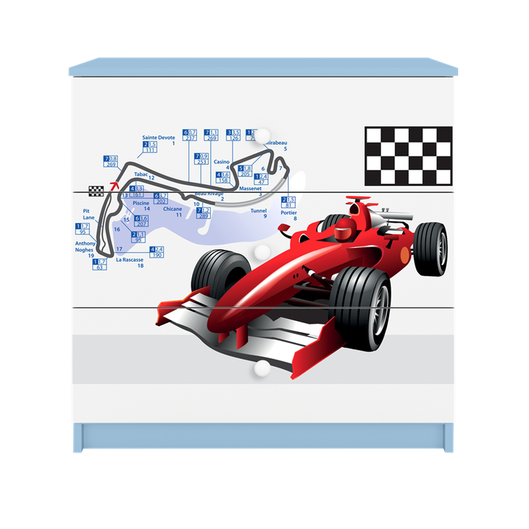 Kocot Kids, Babydreams, komoda, niebieska, formuła