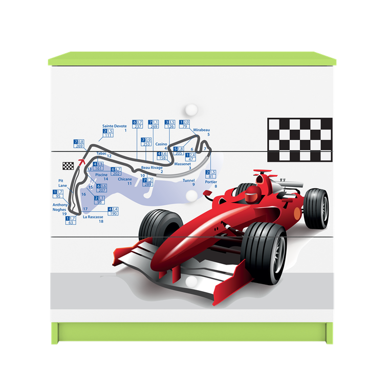 Kocot Kids, Babydreams, komoda, zielona, formuła