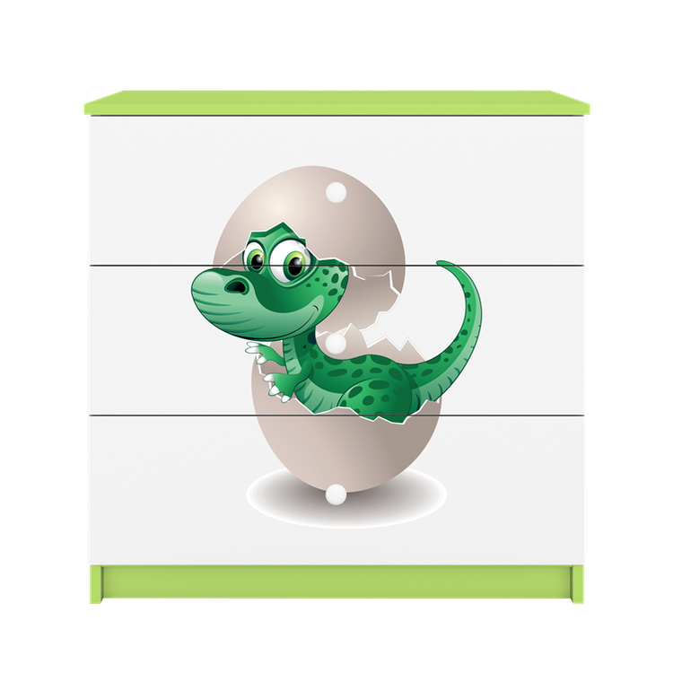 Kocot Kids, Babydreams, komoda, zielona, mały dino