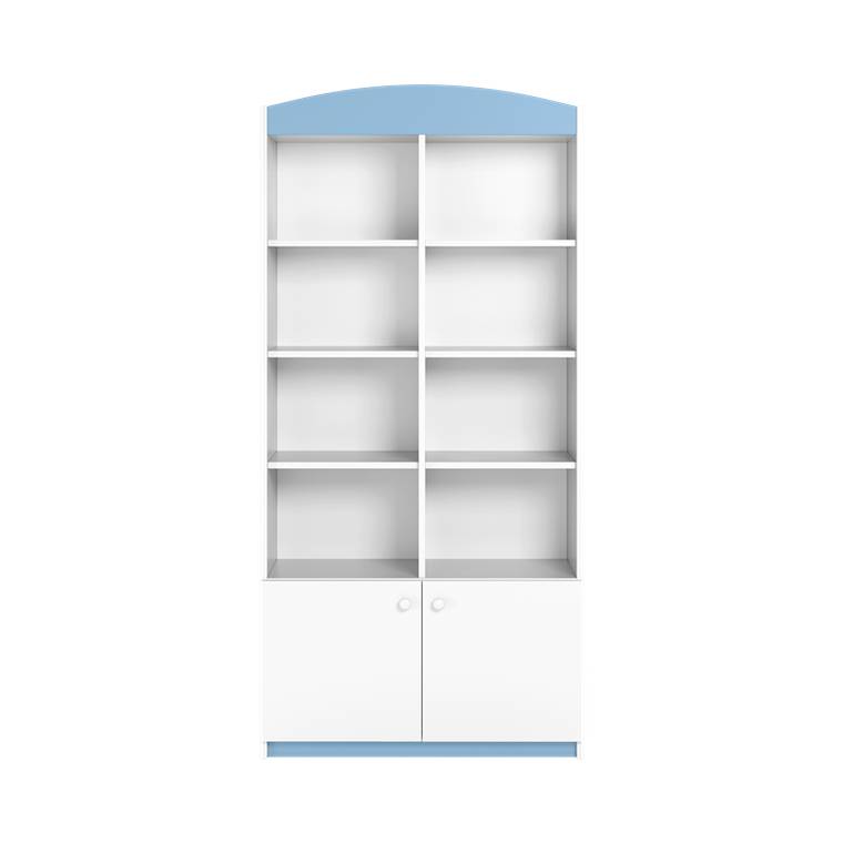 Kocot Kids, Babydreams, regał podwójny, zamknięty, niebieski