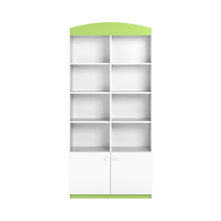 Kocot Kids, Babydreams, regał podwójny, zamknięty, zielony