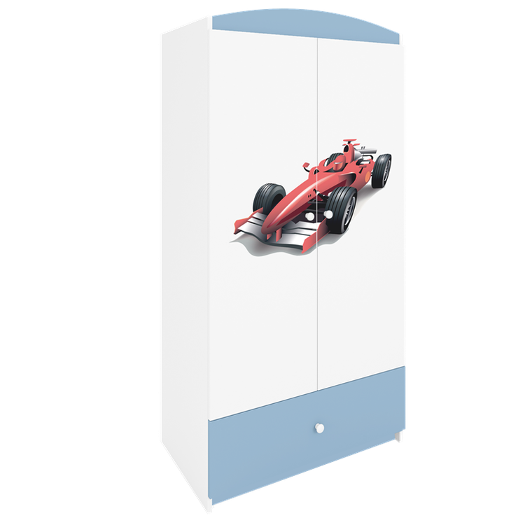 Kocot Kids, Babydreams, szafa, niebieska, formuła, 181.2-52-90 cm